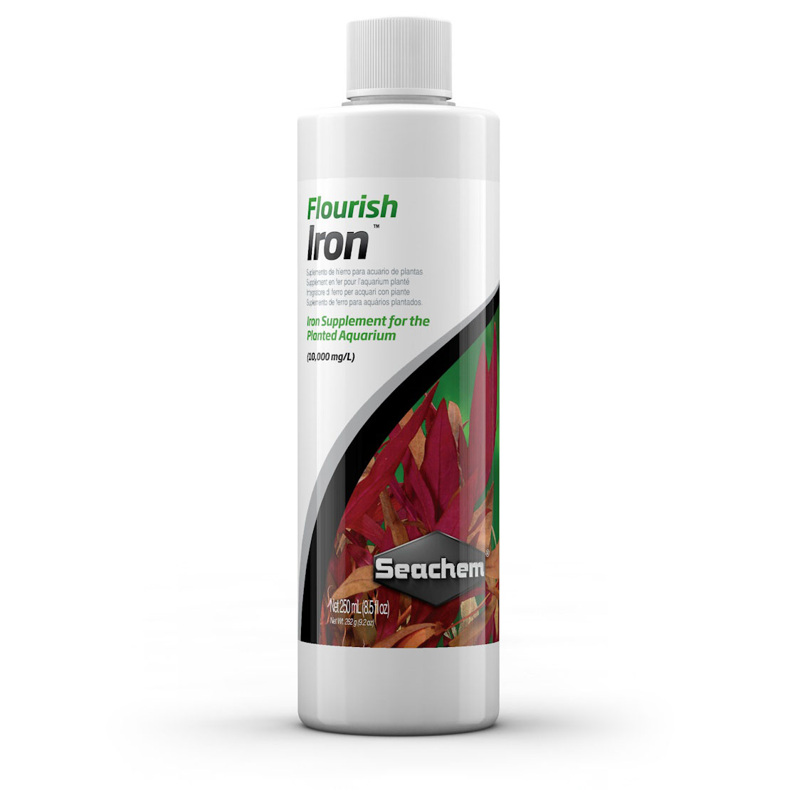 Flacone di integratore Seachem Flourish Iron 500 mL per piante d'acquario