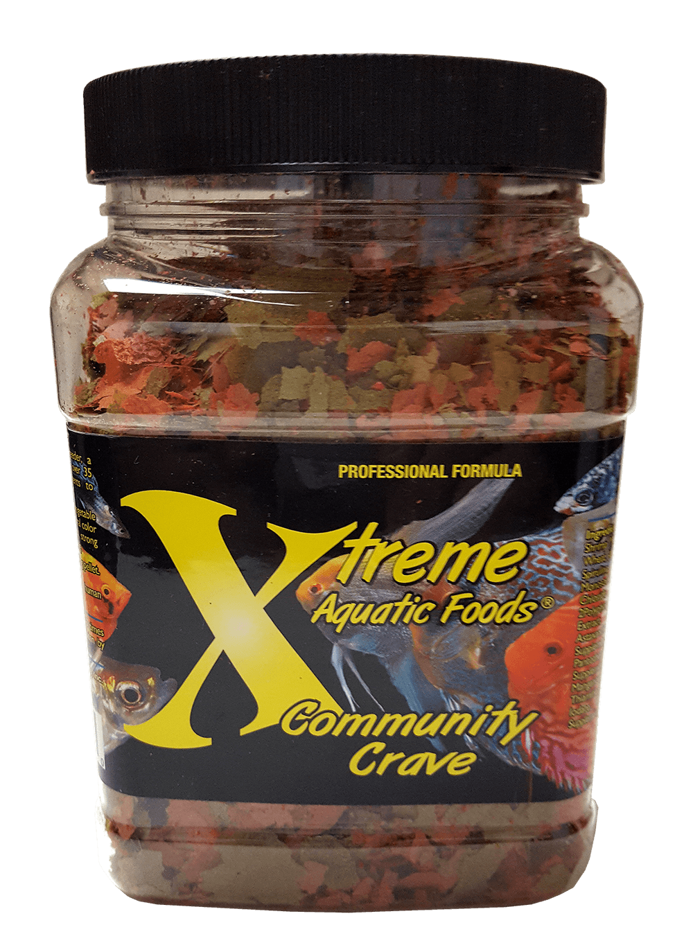 Busta di mangime in scaglie per pesci con krill e spirulina Xtreme Community Crave